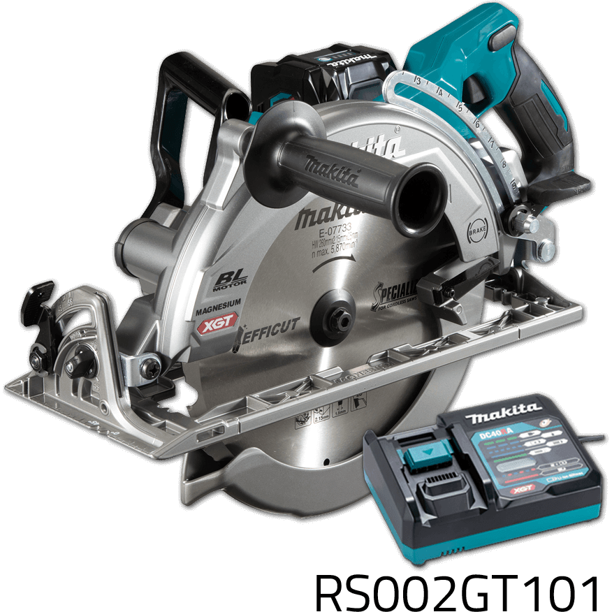 Makita RS002GT101 40V Cordless Circular Saw (Rear Handle) XGT | Makita by KHM Megatools Corp. Makita RS002GT101 40V Cordless Circular Saw (Rear Handle) XGT | Makita by KHM Megatools Corp.